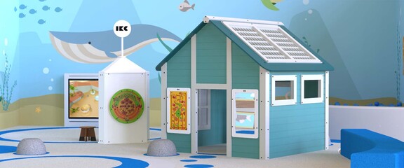 Lots of fun for children with an IKC playhouse